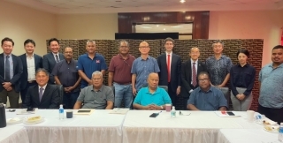 Meeting at Olbiil Era Kelulau with Delegates
